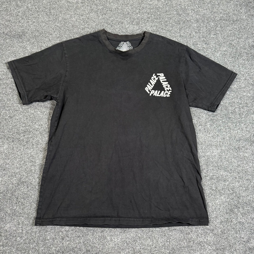 Palace Skateboards Tri-Ferg Logo T-Shirt Size L Black Short Sleeve Streetwear